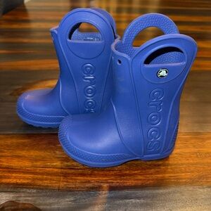 Blue Crocs Kids Handle It Rain Boots